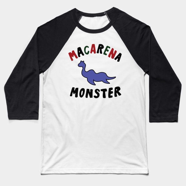 Macarena Monster Baseball T-Shirt by saintpetty